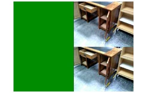 SCHREIBTISCH HOLZ DUNKEL 2T. 1 SCH.