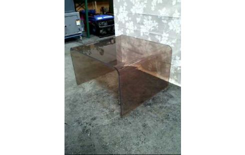 COUCHTISCH ACRYL RAUCHGLAS