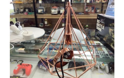 LUSTRE MODERNE COULEUR CUIVRE