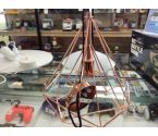 LUSTRE MODERNE COULEUR CUIVRE