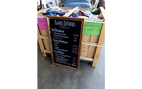 CADRE TABLEAU NOIR MENU