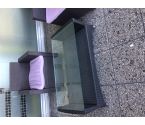 TABLE BASSE DE JARDIN VERRE