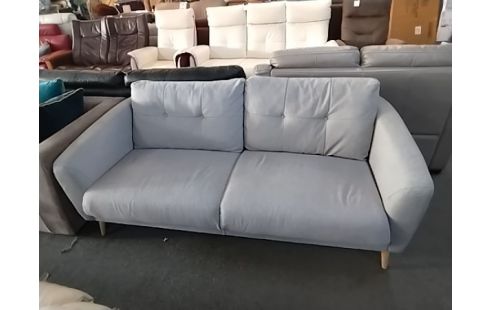 CANAPE 3 PLACES TISSU GRIS