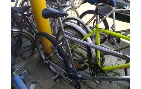 VELO KALIN GRIS ET JAUNE