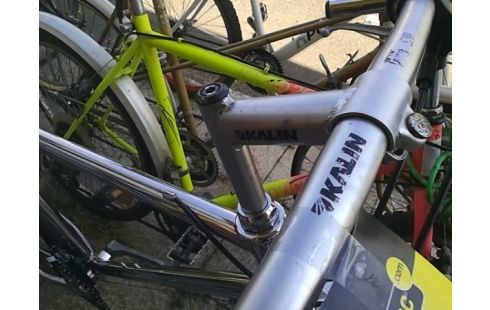 VELO KALIN GRIS ET JAUNE