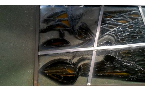 BUNTES FENSTER, , EULE