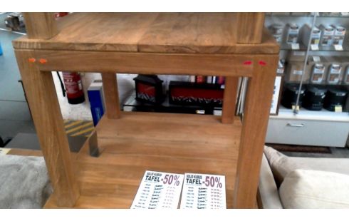 TAFEL KUBUS MASSIEF TEAK TOP 3CM PER STUK
