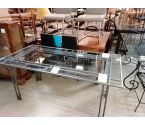 TABLE VERRE ARTDECO