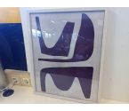 CADRE MODERNE MOTIFS MARRON