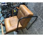 FAUTEUIL CUIR PATINE MODERNE