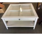 TABLE BASSE IKEA BLANC CARRÉ 94CM