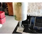 LAMPE DE CHEVET CERUSÉ BLANC