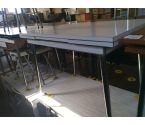 TABLE FORMICA BLANCHE