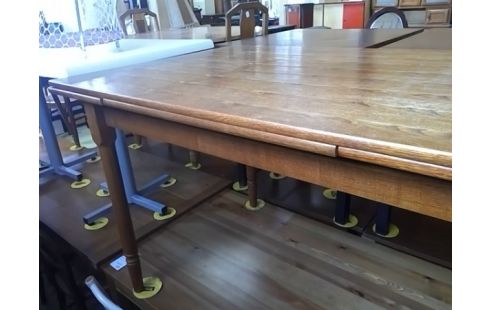 TABLE BOIS AVEC ALLONGES INTERIEURES