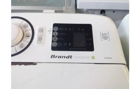 LAVE LINGE BRANDT 6.5KG - 1200 TR/MIN (USURE DESSUS)