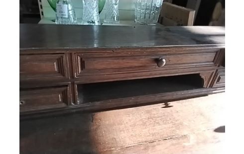 BONHEUR DU JOUR BUREAU CHÊNE FIN XIX EME CLE