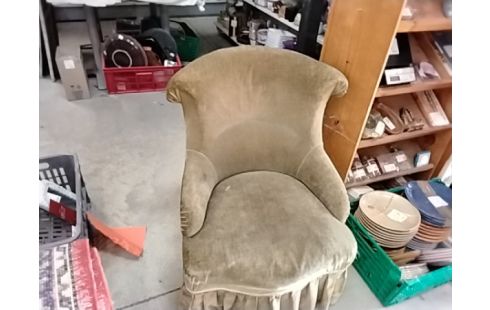 FAUTEUIL CRAPAUD VELOURS