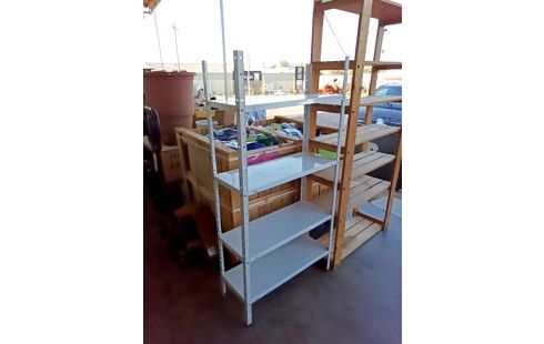 ETAGERE METAL BLC