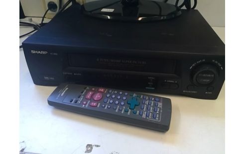 MAGNETOSCOPE SHARP AVEC TELECOMMANDE (TEST OKAY)