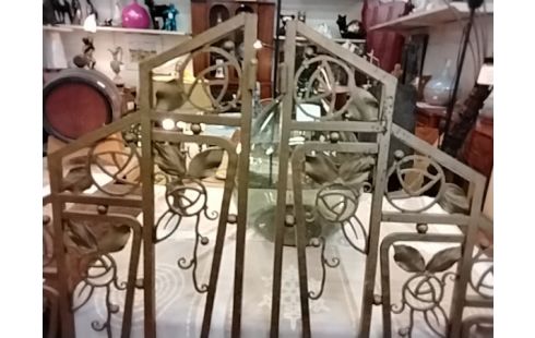 PORTAIL ART DECO FER FORGÉ 260 CM ACCRSV2