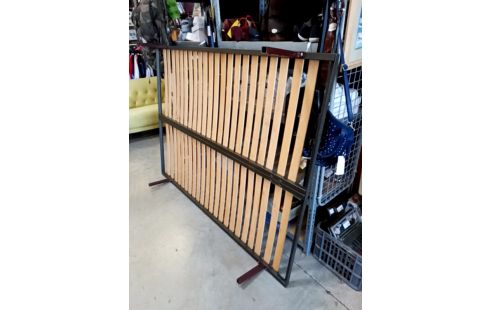SOMMIER A LATTES 140X190 + PIEDS