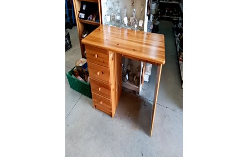 BUREAU PIN 4 TIROIRS