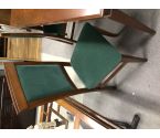 CHAISE MERISIER VELOUR VERT LOT DE 4