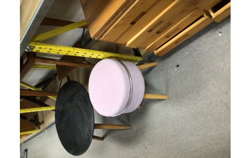 POUF TISSU ROSE