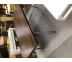 TABLE VINTAGE ALLONGE PIED CHROME