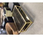 TABLE DE SALON DORE 2 ETAGES