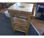 DESSERTE A ROULETTES CUISINE EN BOIS (QLQS USURES)