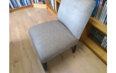 CHAUFFEUSE TISSU MARRON CLAIRE