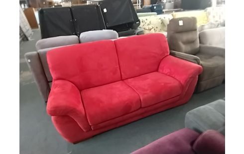 CANAPE MICROFIBRE ROUGE 2 PLACES