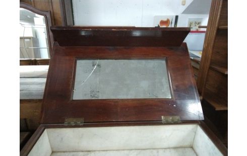 COMMODE CHEMIN DE FER MIROIR ABIME