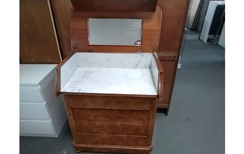 TABLE DE TOILETTE ANCIENNE MARBRE 4 TIROIRS