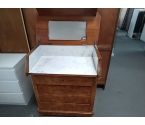 TABLE DE TOILETTE ANCIENNE MARBRE 4 TIROIRS
