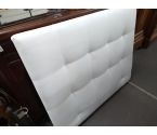 TETE DE LIT BLANCHE PVC
