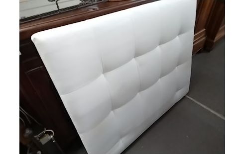 TETE DE LIT BLANCHE PVC