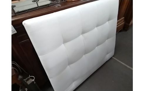 TETE DE LIT BLANCHE PVC