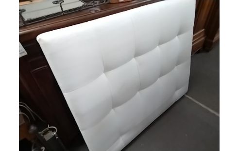 TETE DE LIT BLANCHE PVC