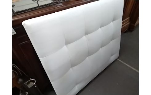 TETE DE LIT BLANCHE PVC