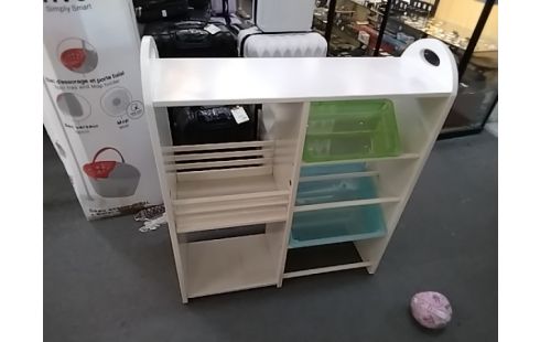 MEUBLE ENFANTS BLANC CAISSES