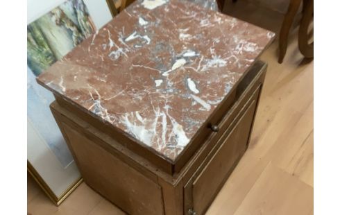 CHEVET BOIS MARBRE