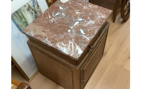 CHEVET BOIS MARBRE