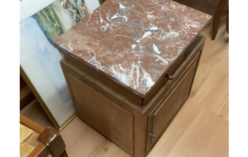 CHEVET BOIS MARBRE