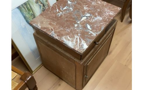 CHEVET BOIS MARBRE