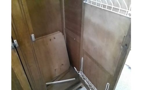 ARMOIRE 2P AVEC MIROIR (UN ECLAT)