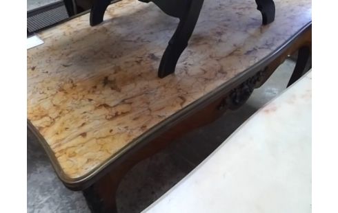 TABLE BASSE STYLE MARQUETTERIE