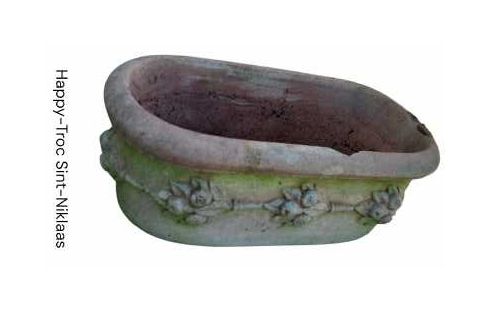 BAC A FLEURS TERRA COTTA
