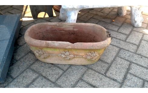 BAC A FLEURS TERRA COTTA